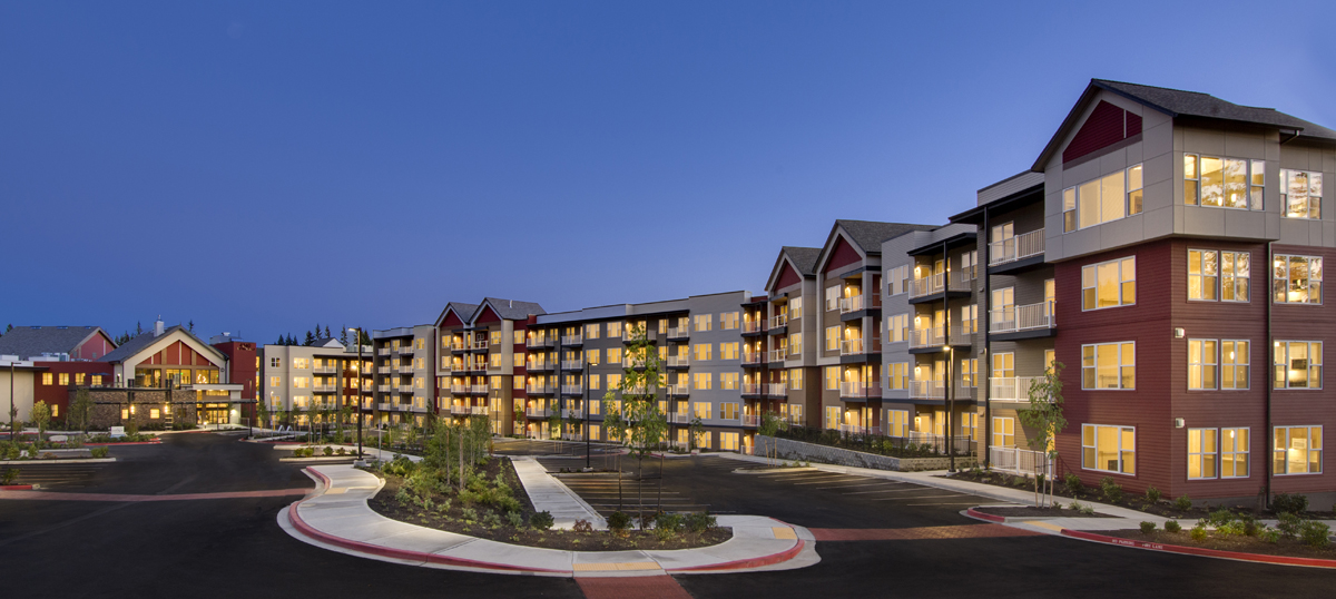 Heron's Key at Gig Harbor Exterior Night Photo of Community